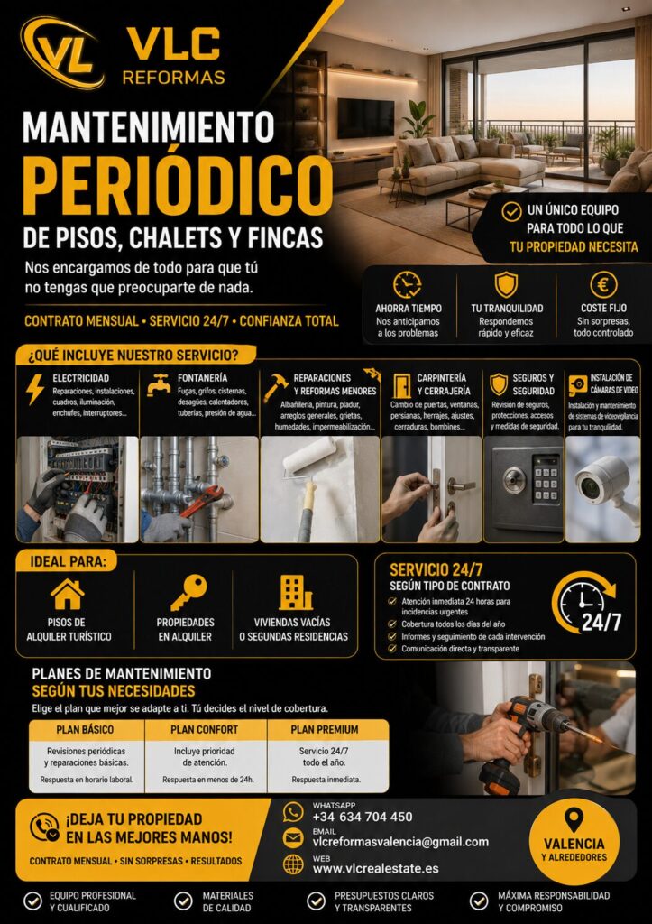 reformas mantenimiento Valencia